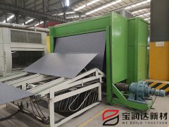 宝润达保温装饰一体板车间生产中